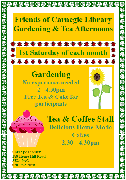 Tea, Cake and Gardening